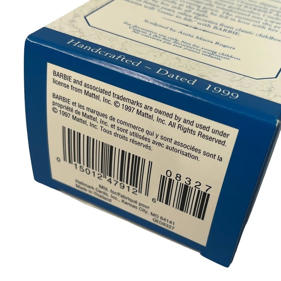 Barbie Keepsake Ornament, Collector's Series Mattel x Hallmark 1997, Cinderella - Picture 4 of 4